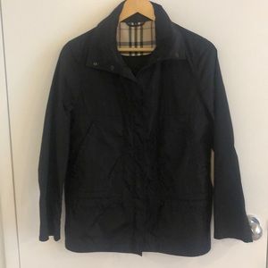 Burberry Black Woman’s Windbreaker Jacket (M)